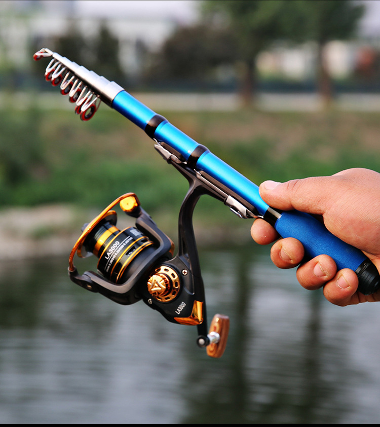 Sunflower Telescopic Mini Sea Fishing Rod, Fiberglass Portable Casting Rod thumb 24
