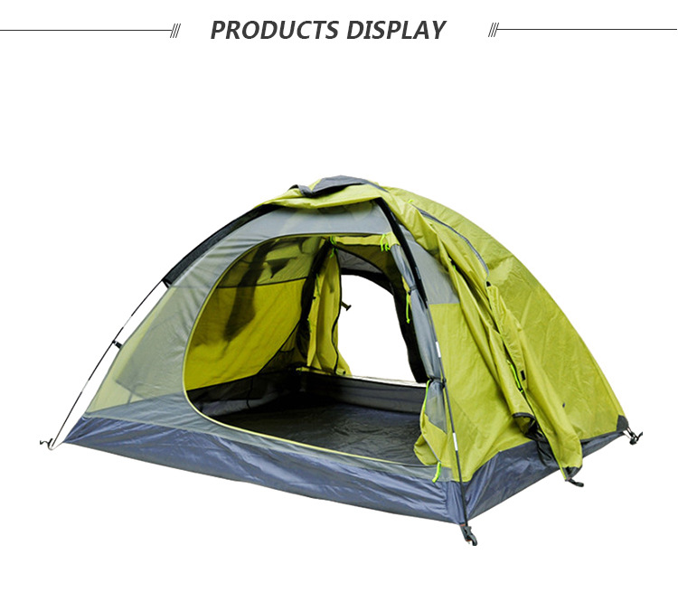 Sunflower Double Layer Camping Tent, Waterproof Anti-Mosquito 3-4 Person Outdoor Tent thumb 5