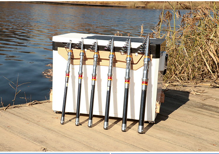 Sunflower Carbon Telescopic Mini Sea Rod, Portable Short Section Fishing Rod 1.8m~3.6m thumb 17