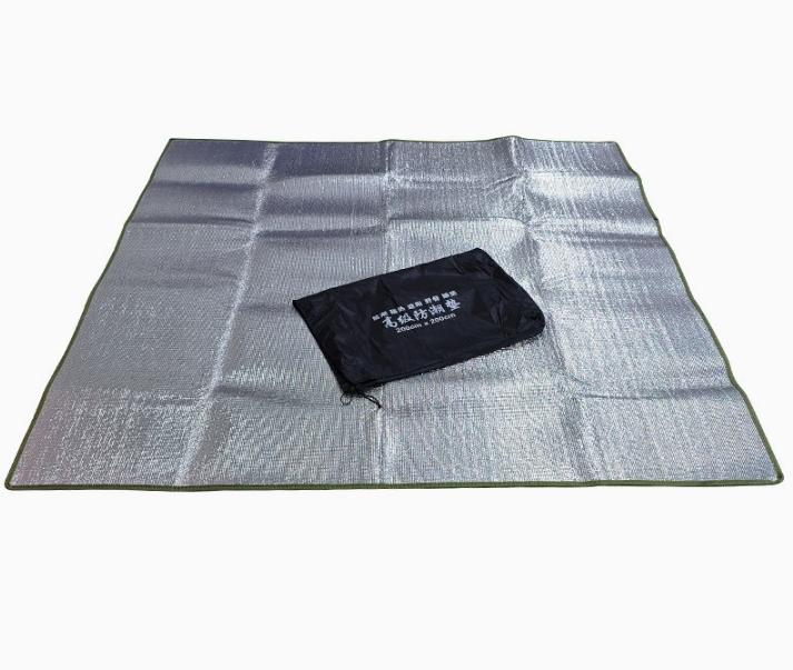 Sunflower 6MM Thick Double-sided Aluminum Foil Camping Mat Moisture Proof Pad