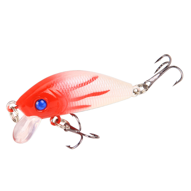 Sunflower 5cm 4.2g Micro Minnow Hard Fishing Lure With Internal Rattle & Double Treble Hooks Fresh & Saltwater thumb 13