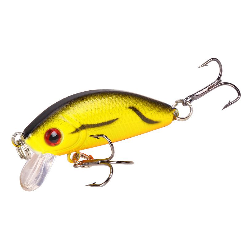 Sunflower 5cm 4.2g Micro Minnow Hard Fishing Lure With Internal Rattle & Double Treble Hooks Fresh & Saltwater thumb 14
