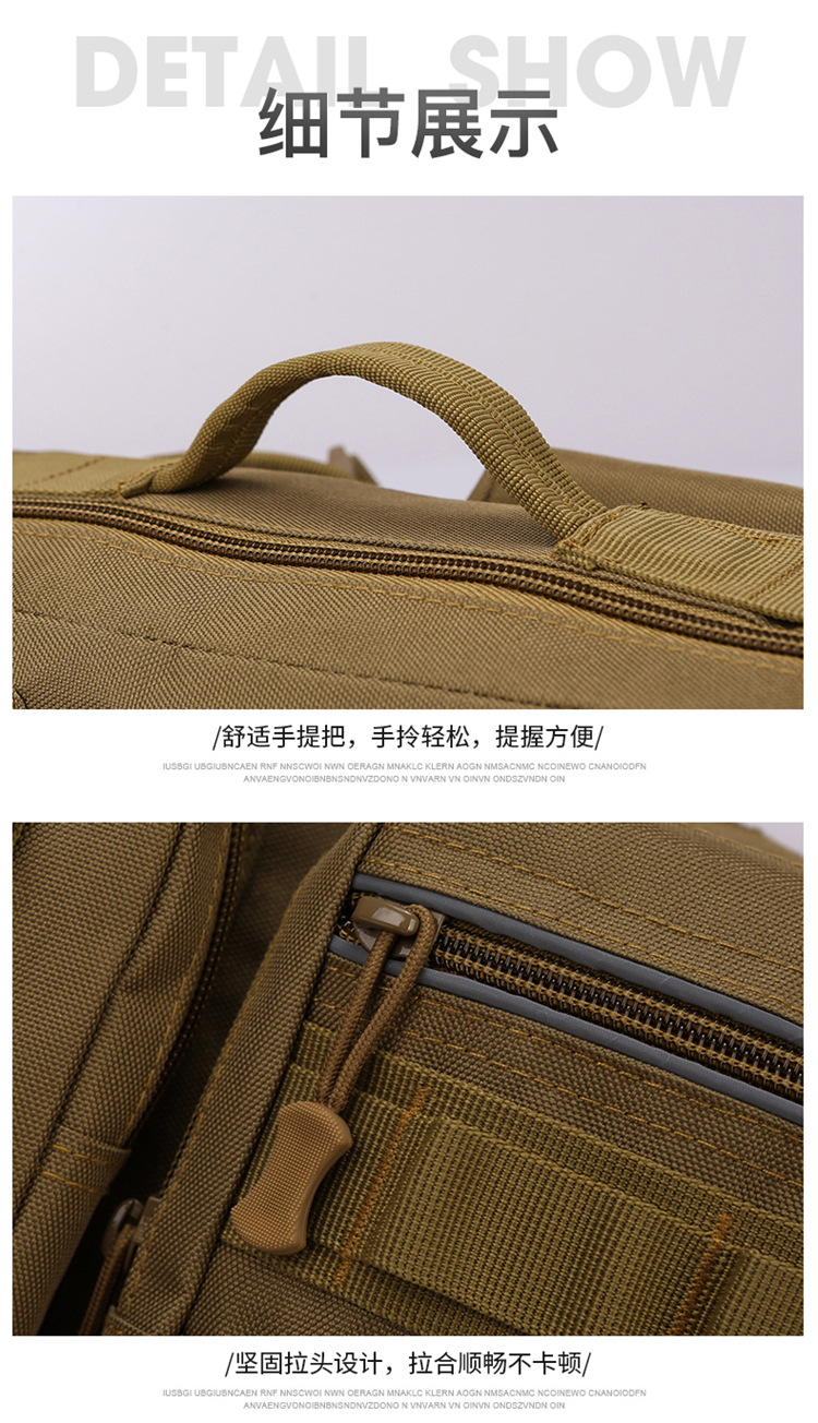 Sunflower Multifunctional Lure Fishing Sling Chest Bag 600D Wear Resistant Nylon Large Capacity Tackle Crossbody Bag 6 Colors thumb 8