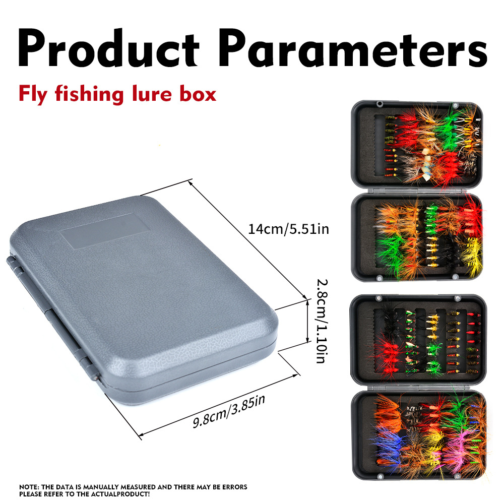 Sunflower Boxed Bionic Fly Fishing Flies Lures Micro Trout Ant Mosquito Insect Tackle thumb 2