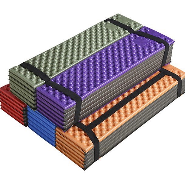 Sunflower XPE Egg Crate Folding Camping Mat, Thick Moisture Proof Sleeping Pad for Tent