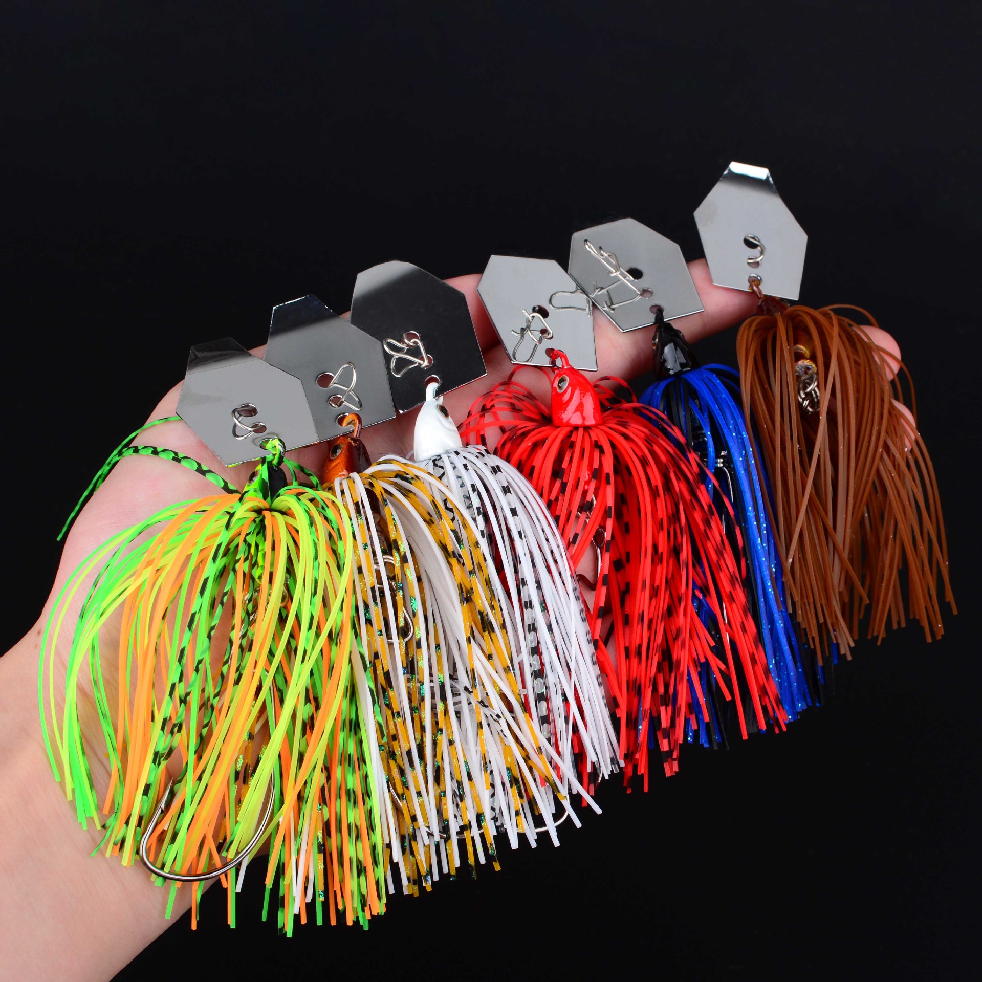 Sunflower Chatter Bait Buzz Lure 9cm 12.5g Anti-Hang Spinner Jig For Bass Fishing thumb 11
