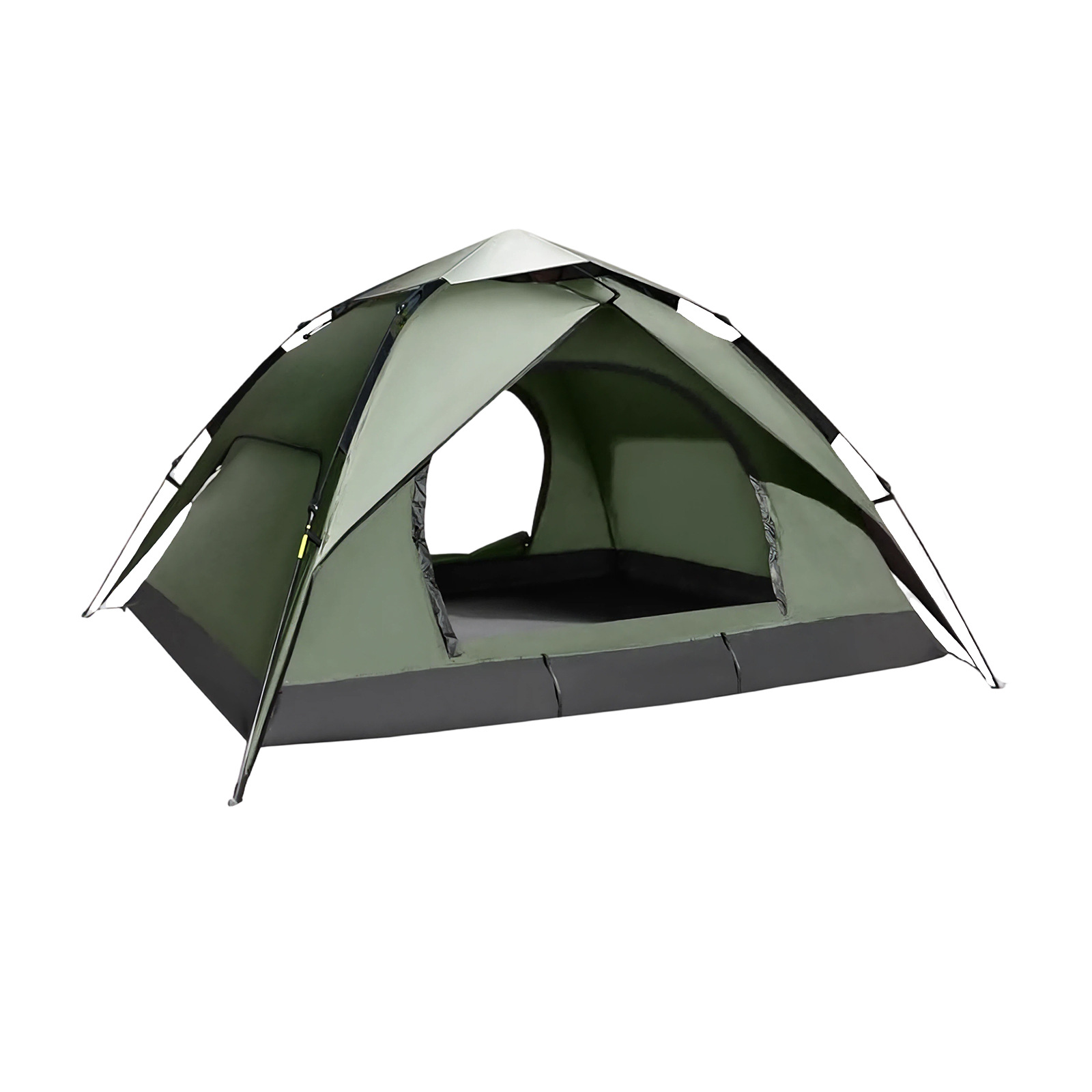 Sunflower Automatic Double Layer Camping Tent, Rainproof Sun Protection 3-5 Person Pop Up Outdoor Tent thumb 4