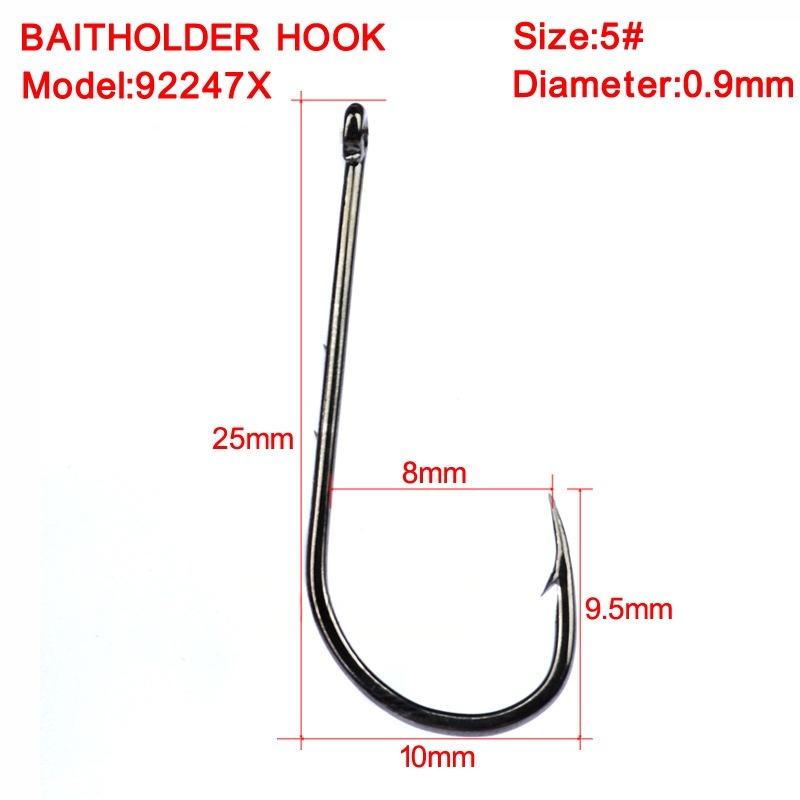 Sunflower 92247X Stainless Steel Barbed Single Fishing Hooks Sea Angling Hooks Sizes 1#-6# & 1/0#-6/0# thumb 7