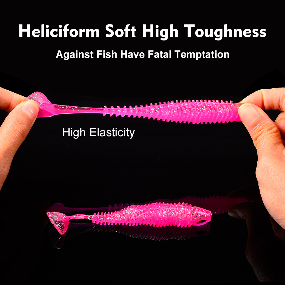 Sunflower Thread T‑Tail Soft Worm Lure DW6130 thumb 15