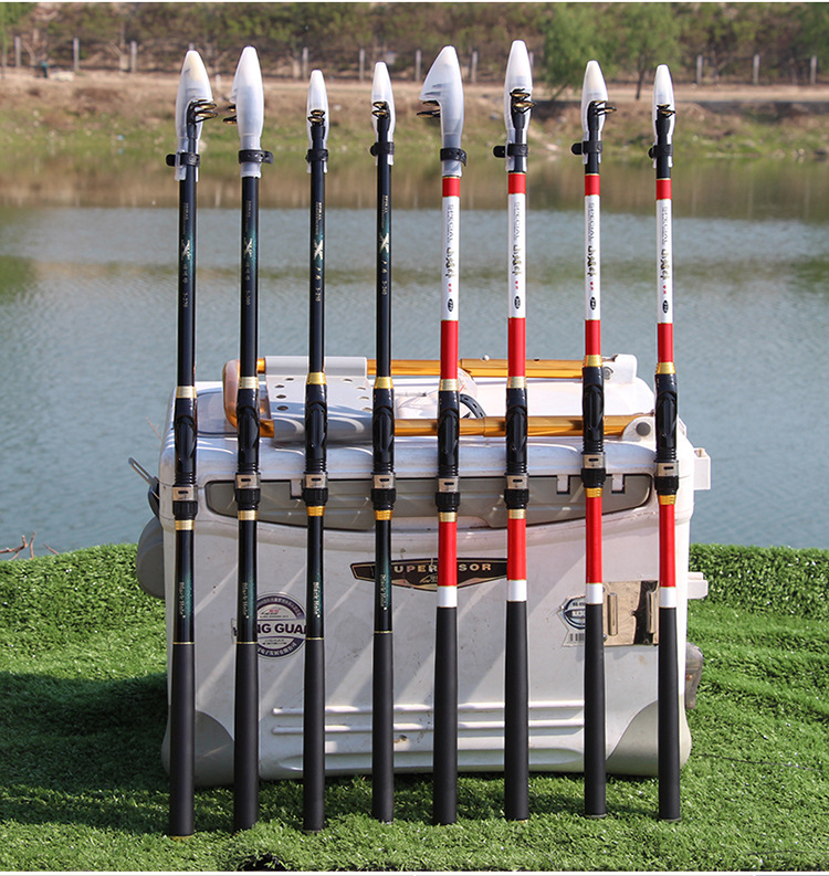 Sunflower Carbon Telescopic Fishing Rod, Soft Action Rock Fishing Rod 2.1m 2.4m 2.7m 3.0m 3.6m thumb 22