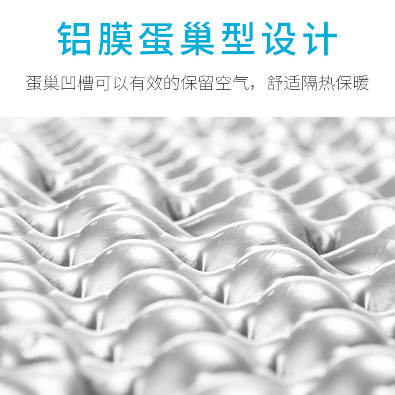 Sunflower XPE Aluminum Film Egg Crate Camping Mat, Foldable Outdoor Moisture Proof Sleeping Pad for Tent thumb 4