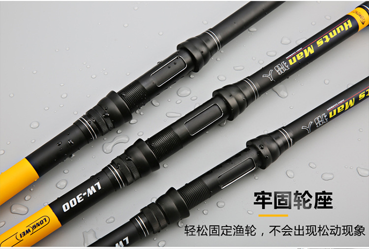 Sunflower 6 Layers Telescopic Sea Rod, Long Cast Spinning Fishing Rod 2.1M-4.2M thumb 27