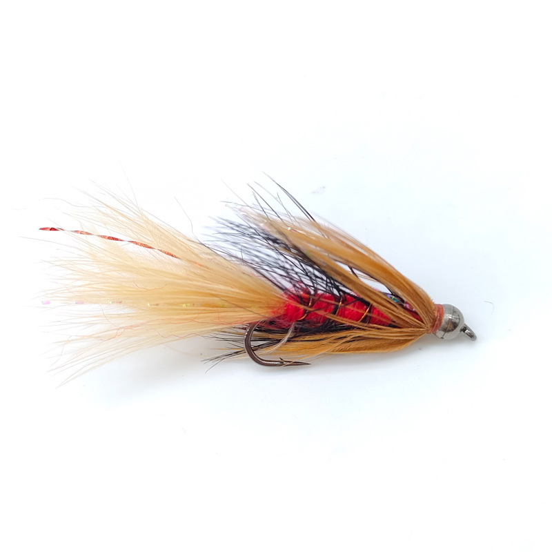 Sunflower Power Mynah Streamer Fly Fishing Flies, Hand Tied Feather Artificial Streamer Lure for Trout, Bass Freshwater Fly Fishing thumb 7