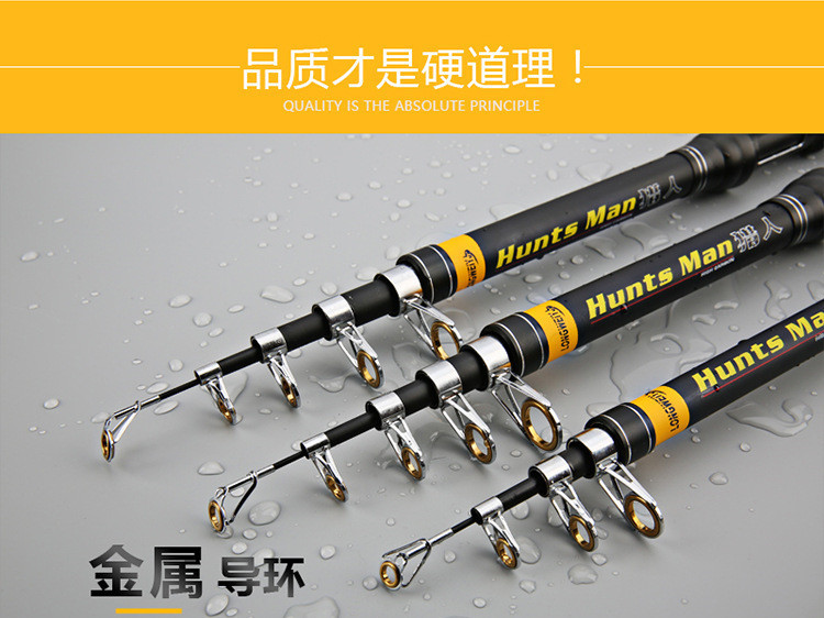 Sunflower 6 Layers Telescopic Sea Rod, Long Cast Spinning Fishing Rod 2.1M-4.2M thumb 20