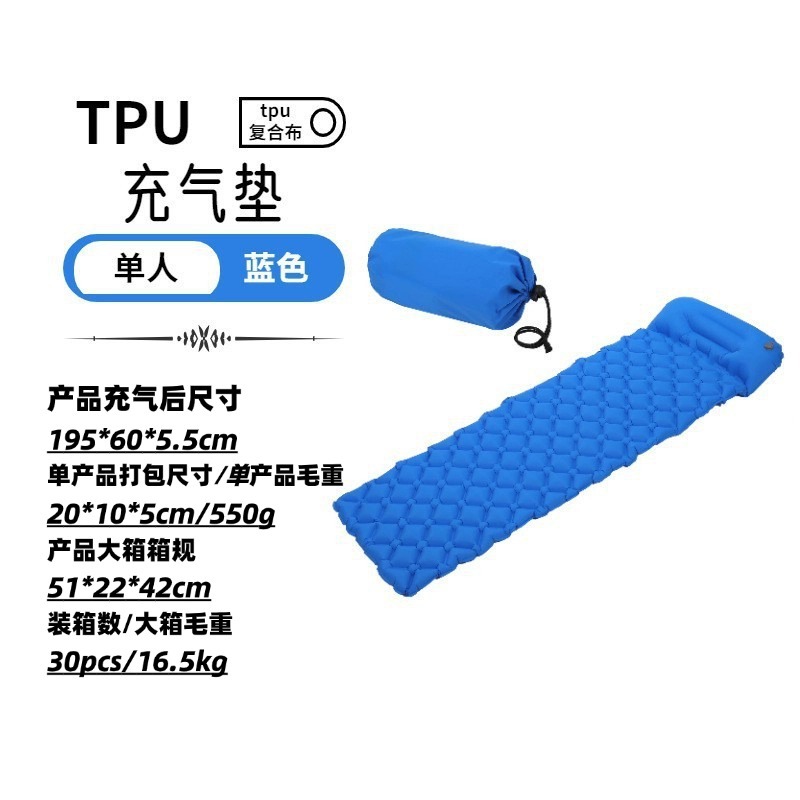 Sunflower TPU Inflatable Camping Sleeping Pad, Portable Backpacking Air Mattress for Outdoor Hiking thumb 1