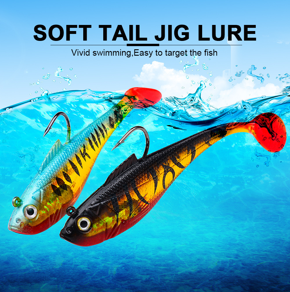 Sunflower T‑Tail Lead Soft Swimbait Lure DW6085 thumb 8