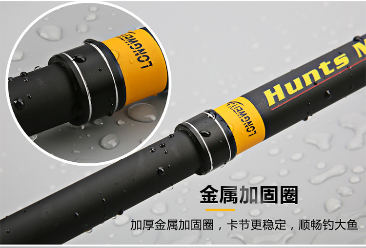 Sunflower 6 Layers Telescopic Sea Rod, Long Cast Spinning Fishing Rod 2.1M-4.2M thumb 29