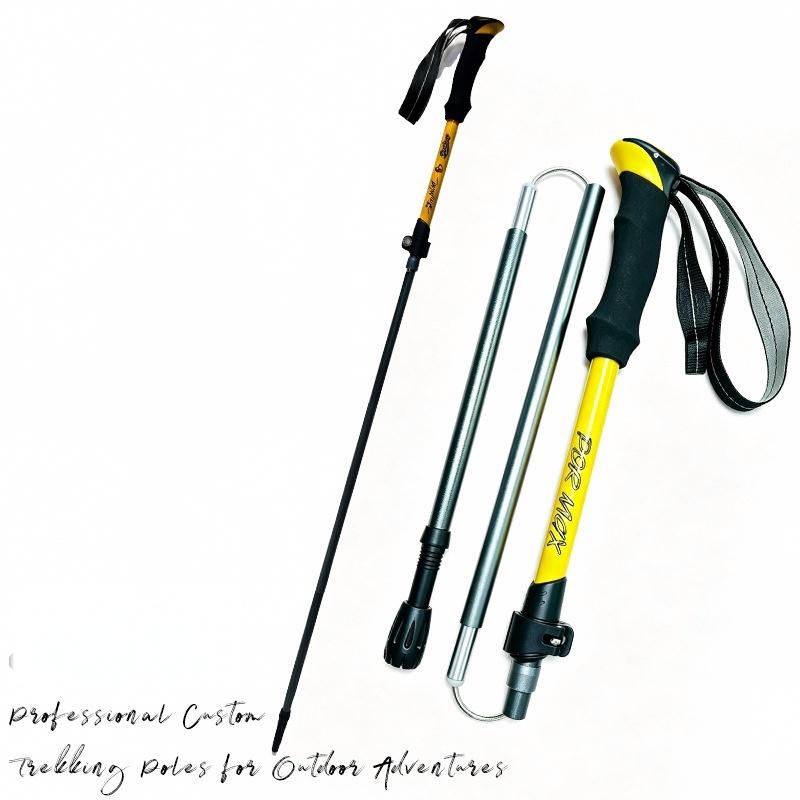 Sunflower 7075 Aluminum Telescopic Trekking Pole, Lightweight Anti-slip Hiking Stick thumb 1