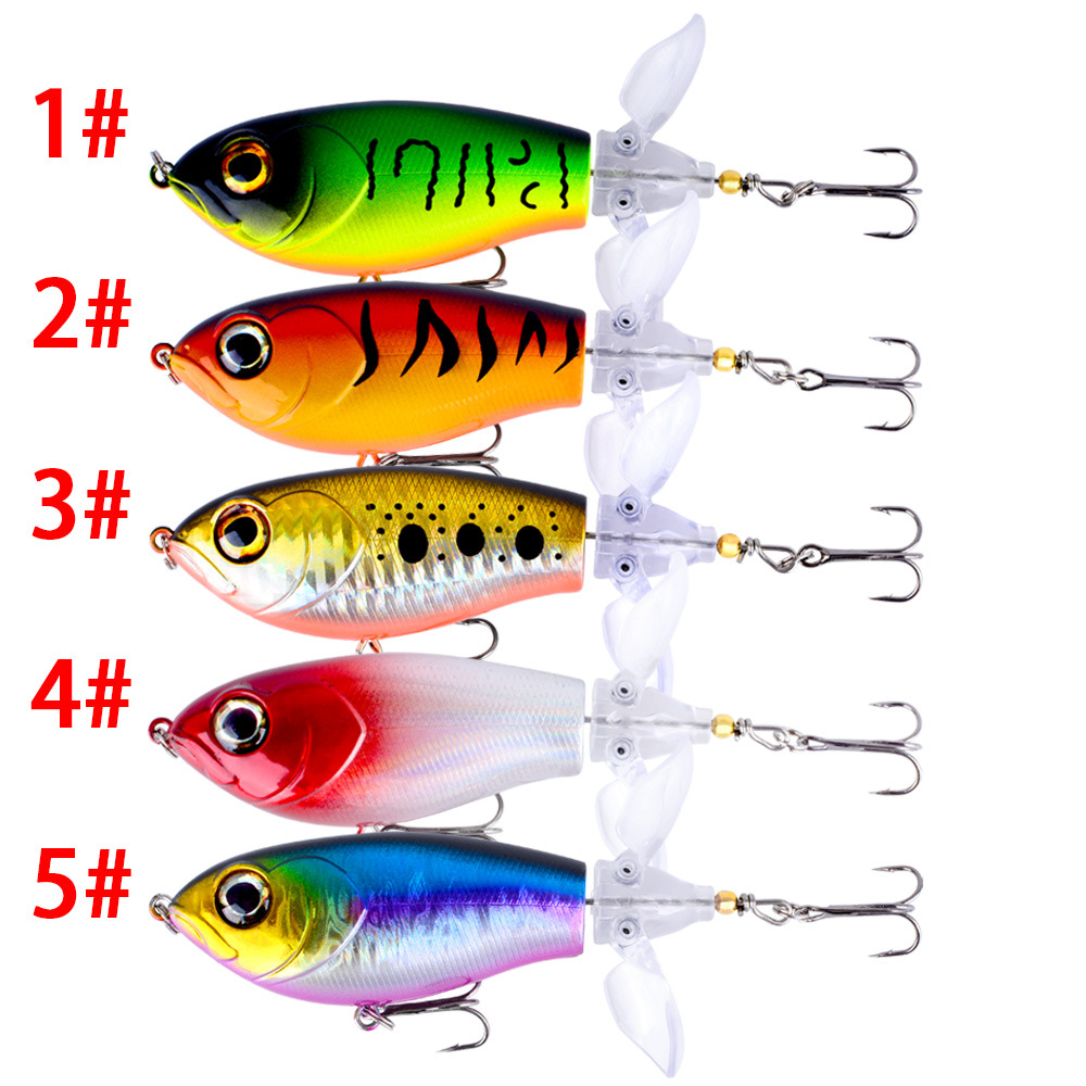 Sunflower Double Propeller Topwater Fishing Lure 9.5cm/19.2g Floating Bait thumb 10