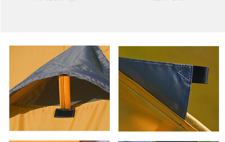 Sunflower Lightweight Mountaineering Tent, Rainproof Silicon Coated Nylon Double Layer Camping Tent thumb 6