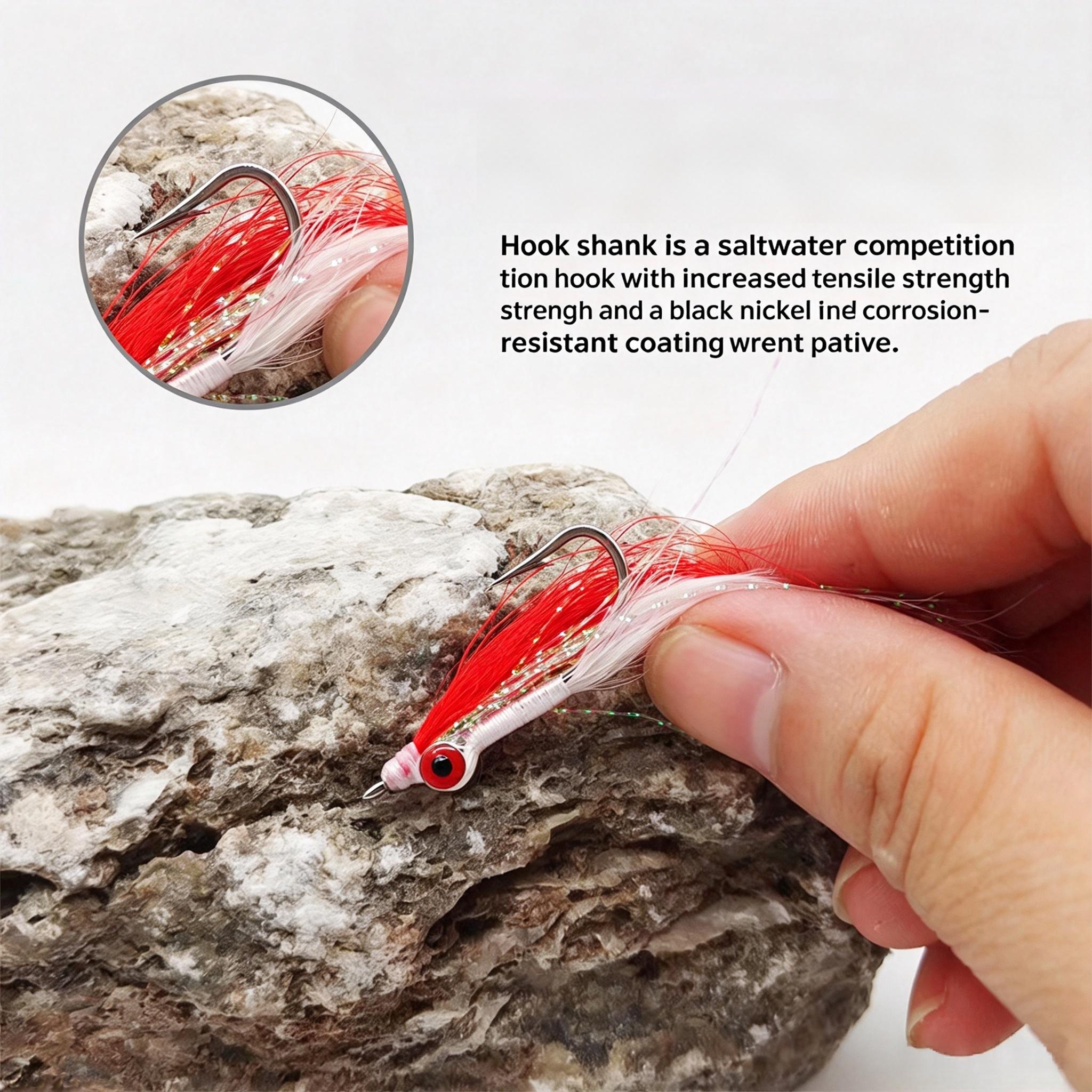 Sunflower Crazy Charlie Minnow Streamer Fly Fishing Flies, Hand‑Tied Artificial Streamer Lure for Trout, Pike, Bass Freshwater & Saltwater Fly Fishing thumb 1