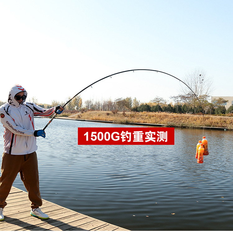 Sunflower Carbon Telescopic Mini Sea Rod, Portable Short Section Fishing Rod 1.8m~3.6m thumb 10